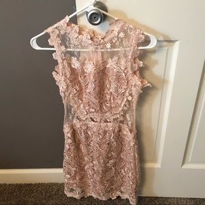 Short pink dress